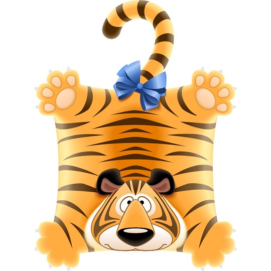 Новогодняя упаковка символ года Тигр