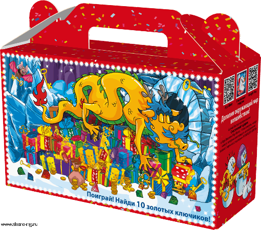 картинка Подарочек малый "Сказочный дракон"  с игрой и анимацией по низким ценам на 2016 год